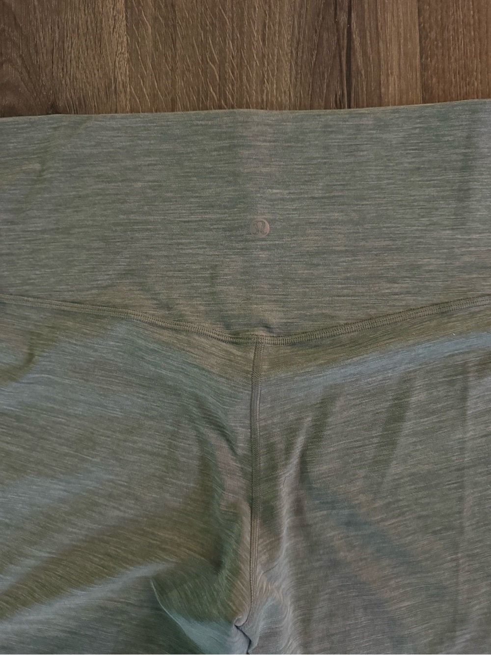 lululemon athletica Heather Sage Green Seamless Leggings